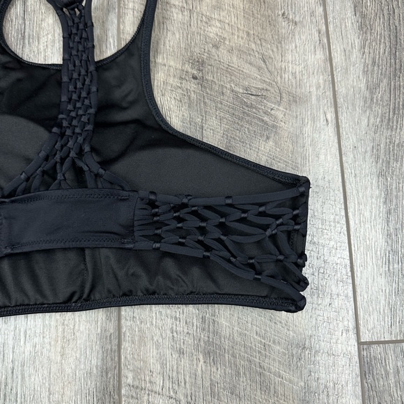 VS Black High Neck Swim Top - Picture 2 of 10